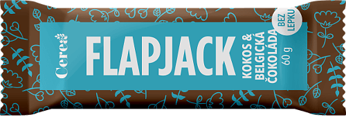 Flapjack Cerea s kokosem a belgickou čokoládou